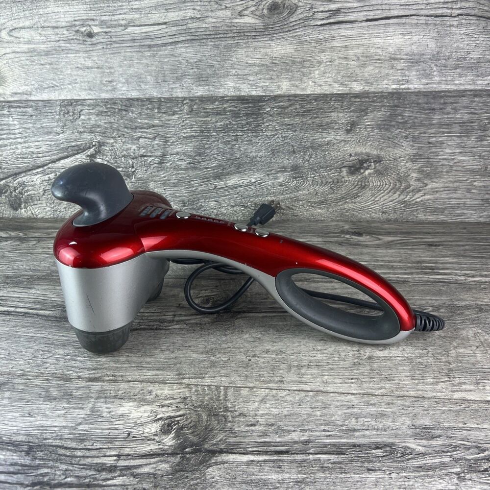 Brookstone Max 2 F-210 Dual Node Percussion Massager 5 Speed 3 Program